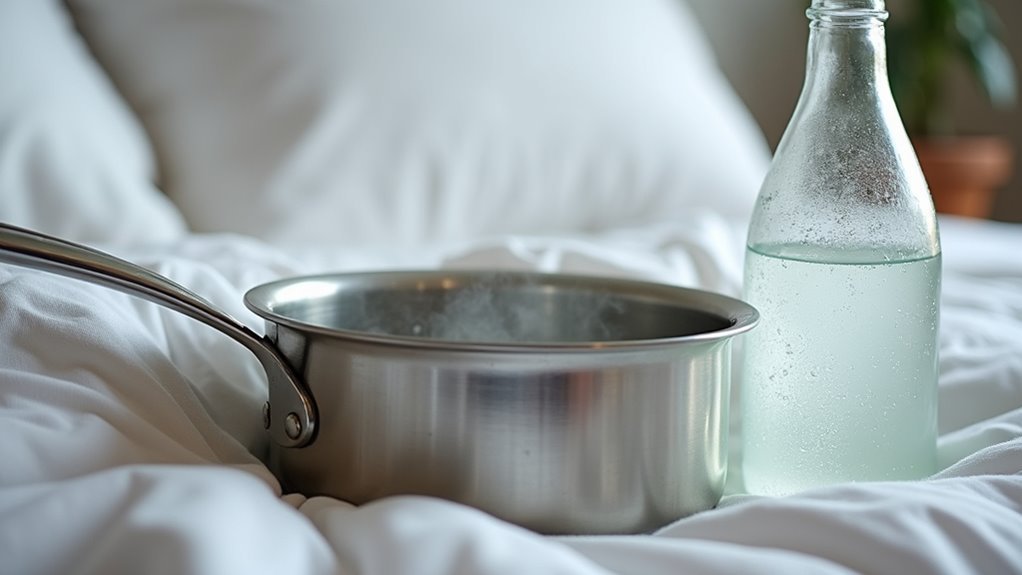 hot vinegar laundry solution
