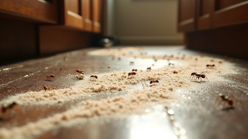 identify ant trails strategically