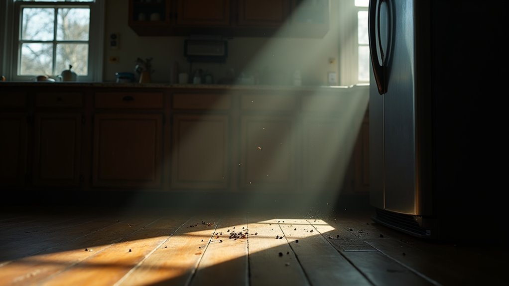 inspect behind appliances regularly