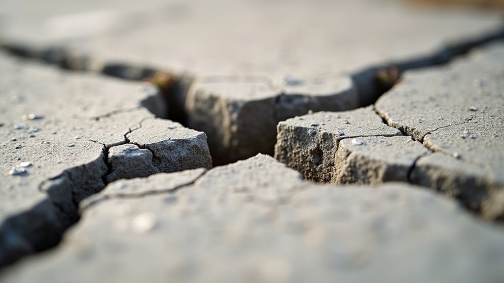 inspect foundation for cracks