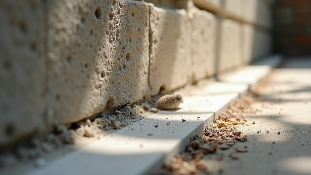 inspect foundation for gaps