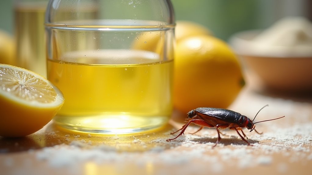 kitchen acids deter roaches