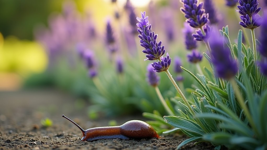 lavender repels slugs naturally