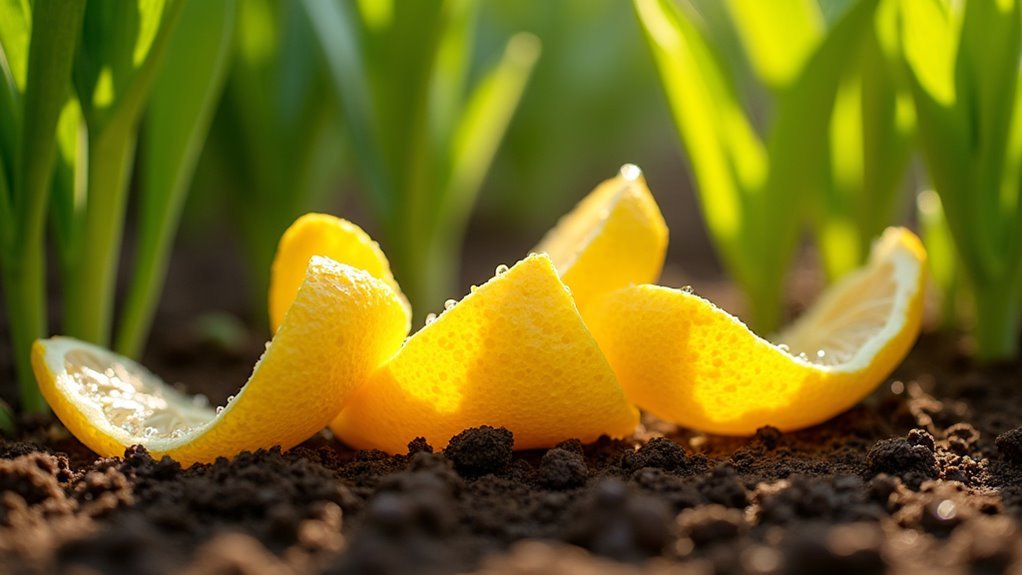 lemon peels deter pests