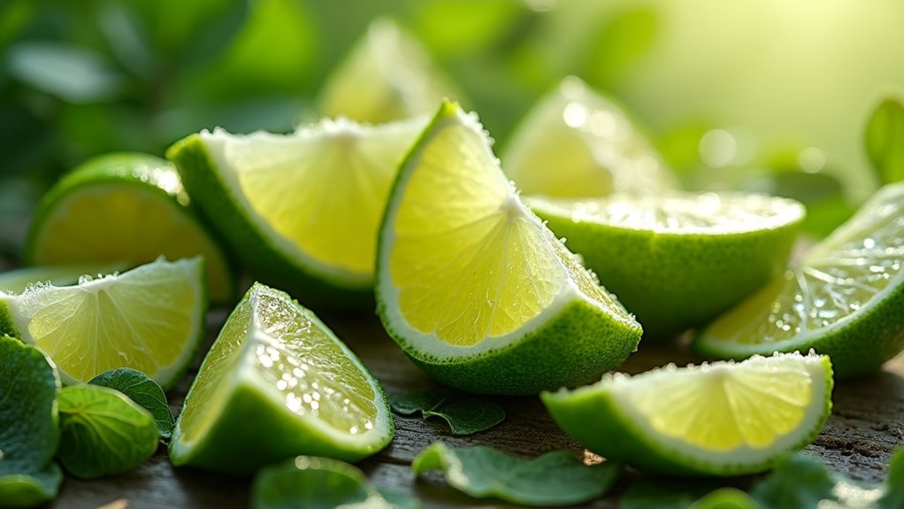 lime peels repel insects effectively