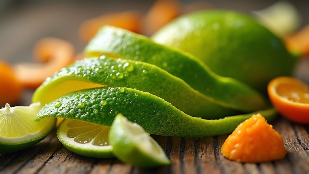 lime peels repel pests effectively