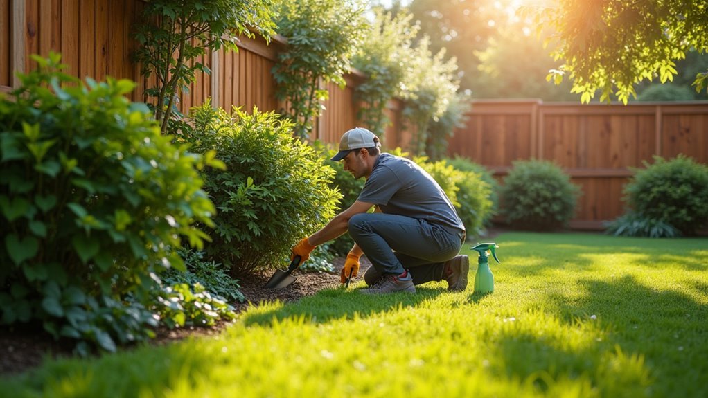 maintain outdoor pest barriers