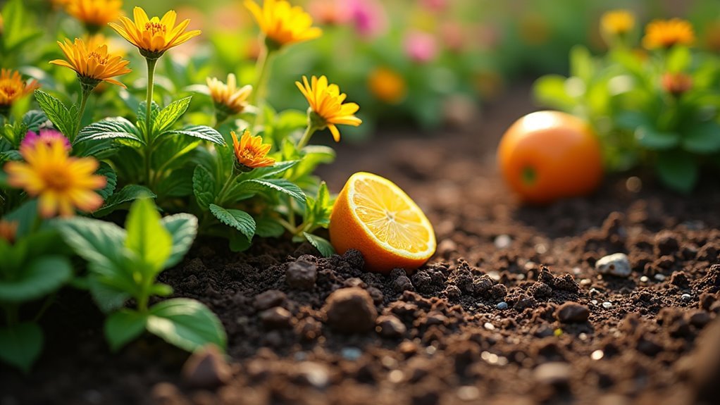 manage mulch to deter ants
