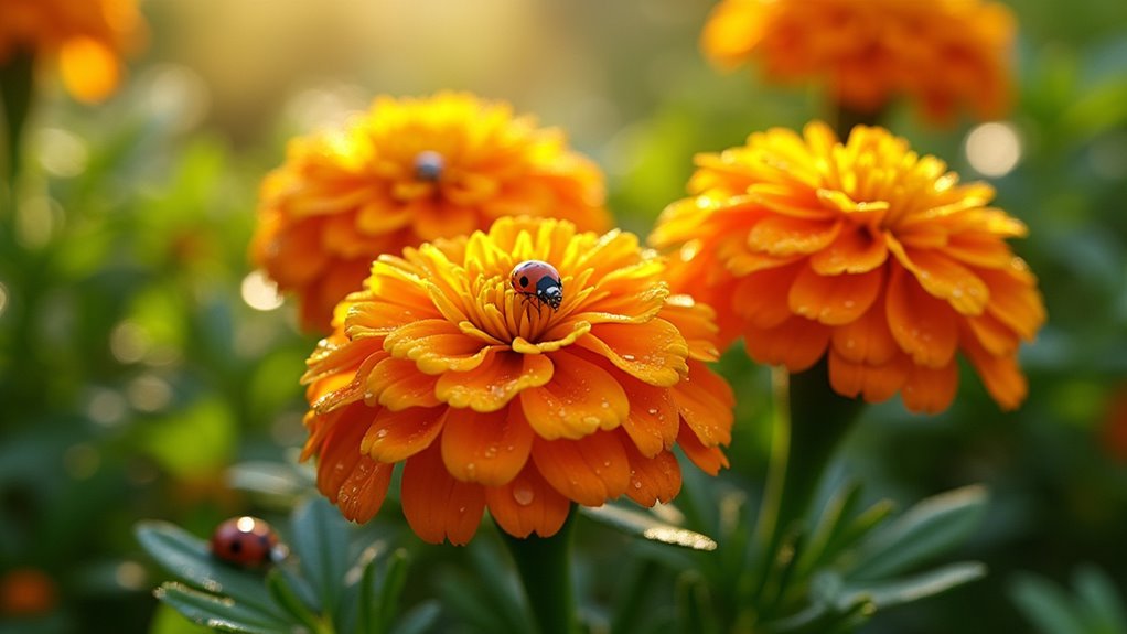 marigolds attract beneficial insects