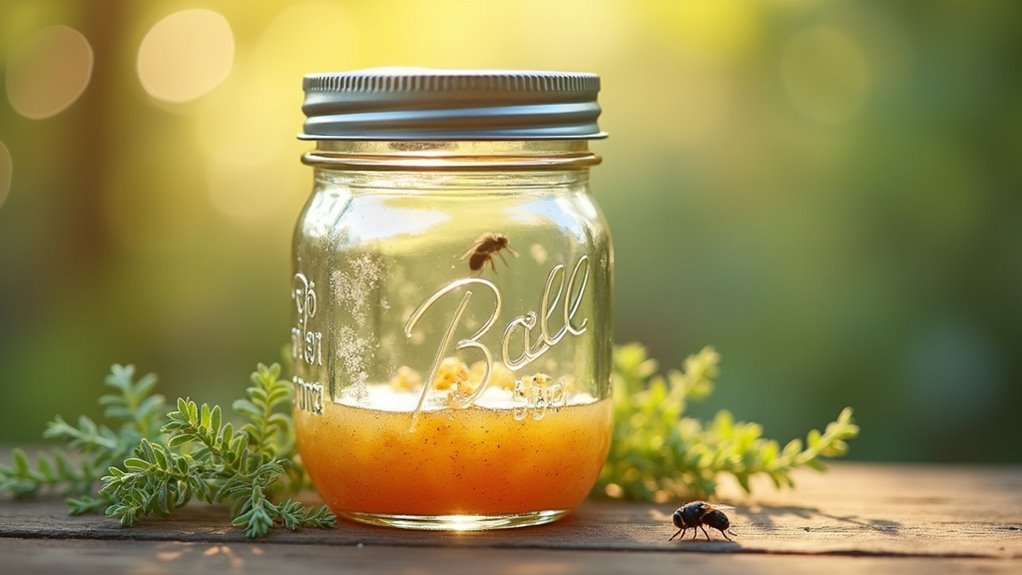 mason jar fruit fly trap