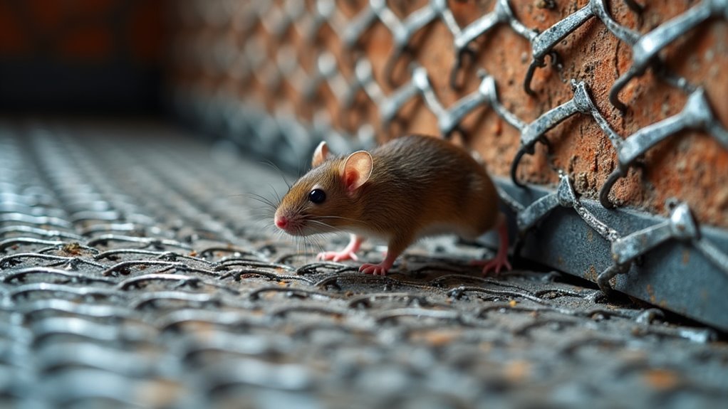 metal mesh rodent defense