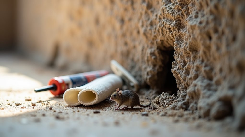 mice exploit foundation gaps