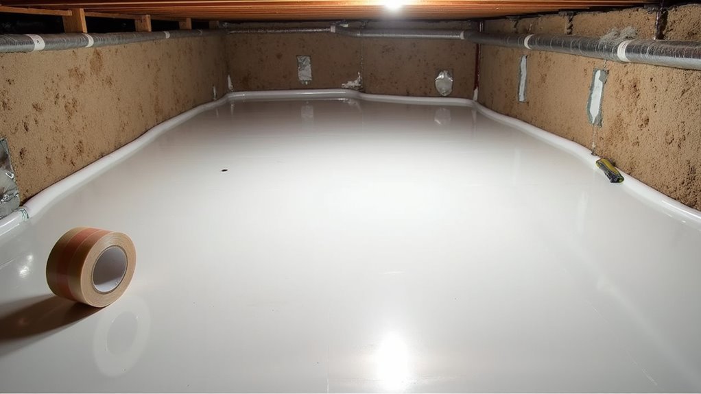 moisture control with vapor barriers