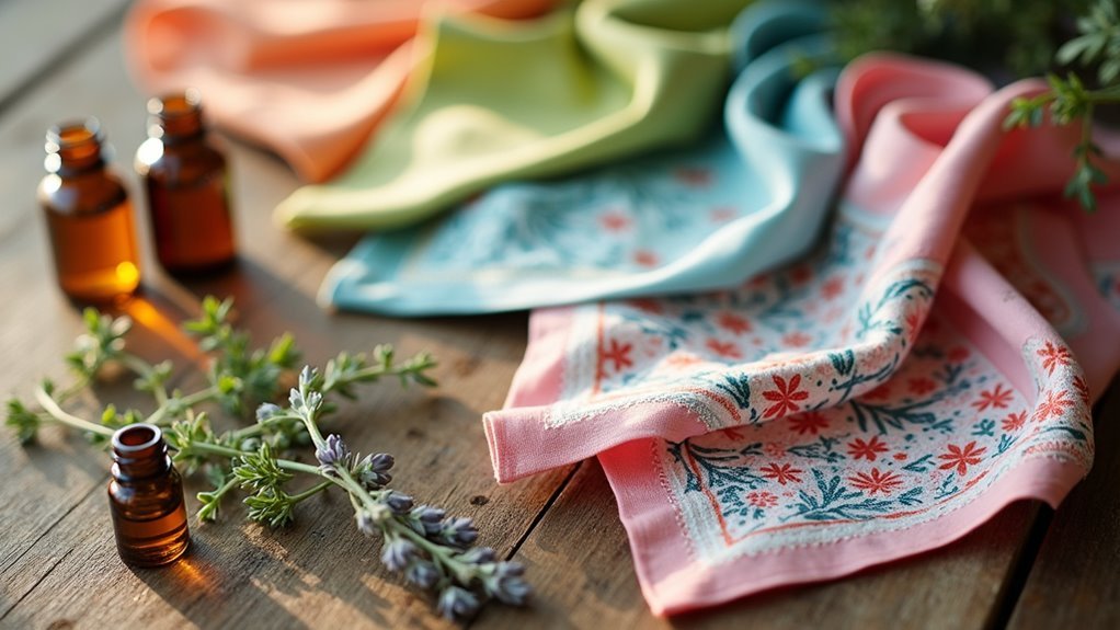 mosquito repelling essential oil bandanas