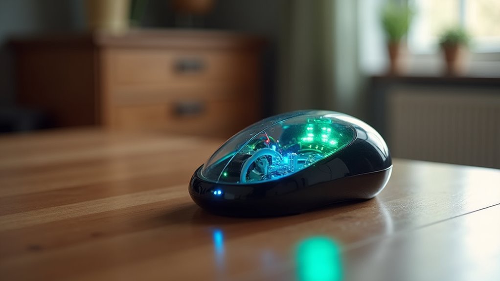motion activated rodent detection device