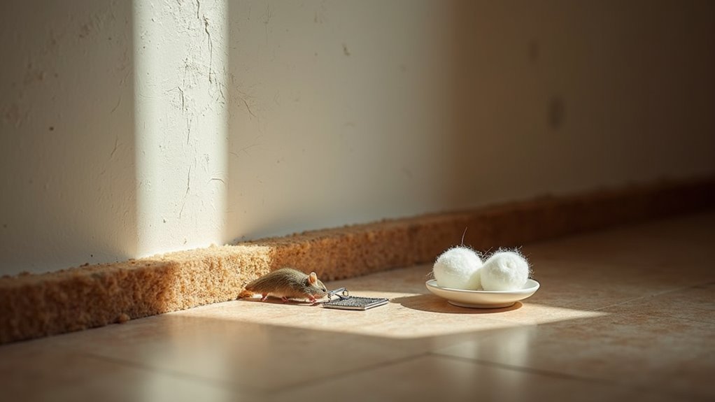 mouse behavior in basements