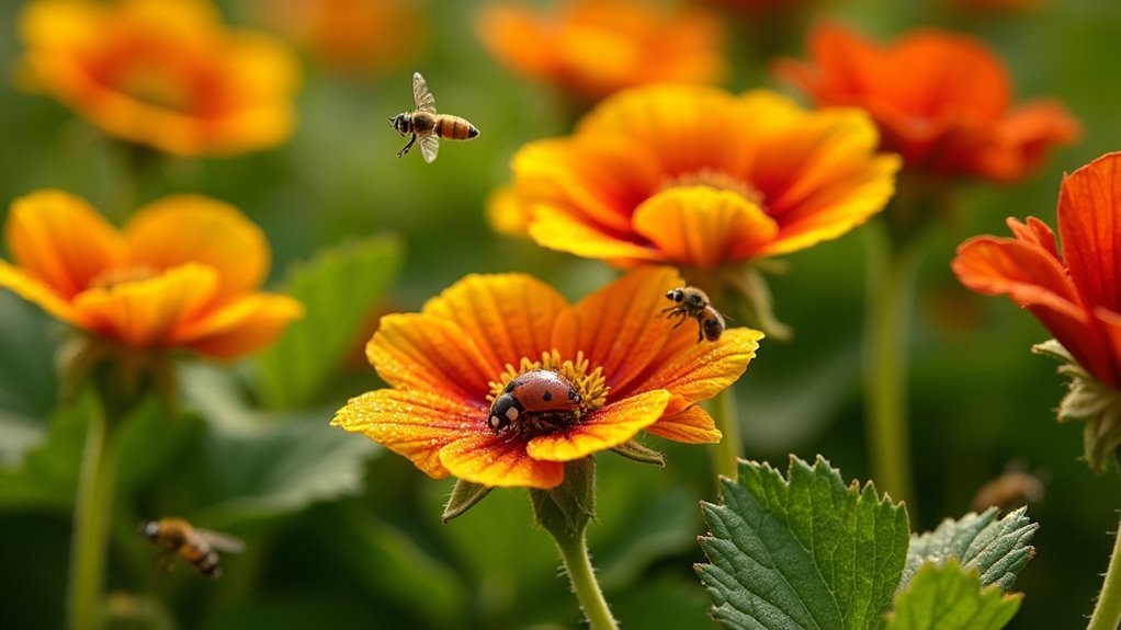 nasturtiums attract beneficial predators