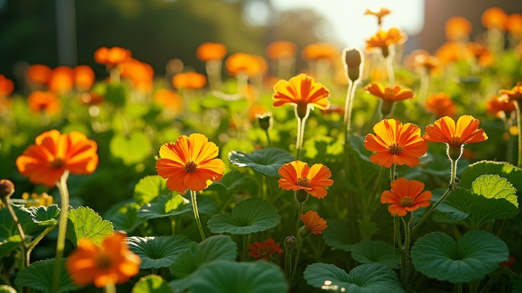 nasturtiums attract pests away
