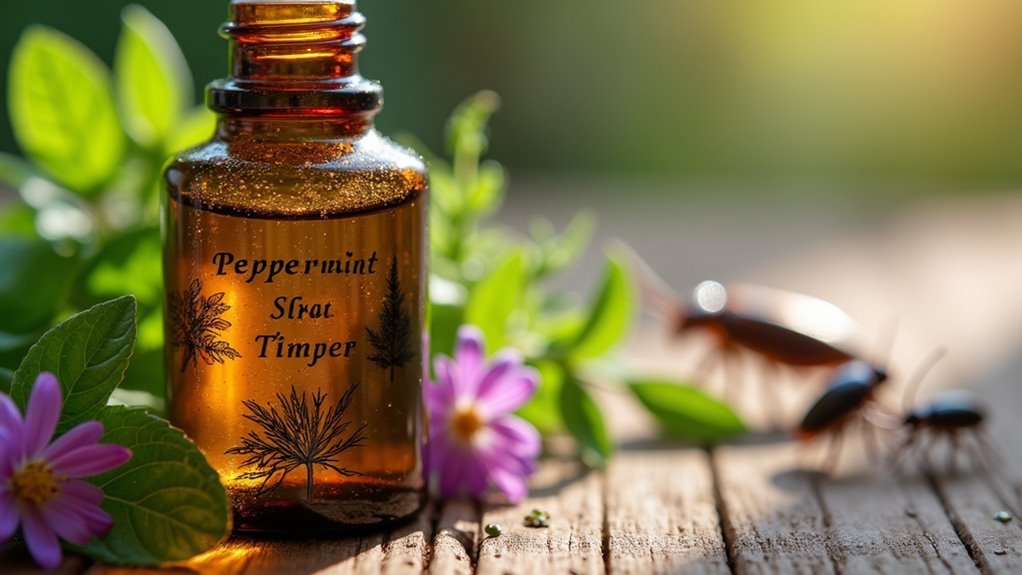 natural oils repel cockroaches