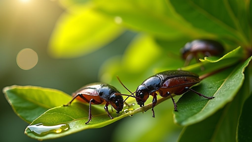 neem oil disrupts cockroaches