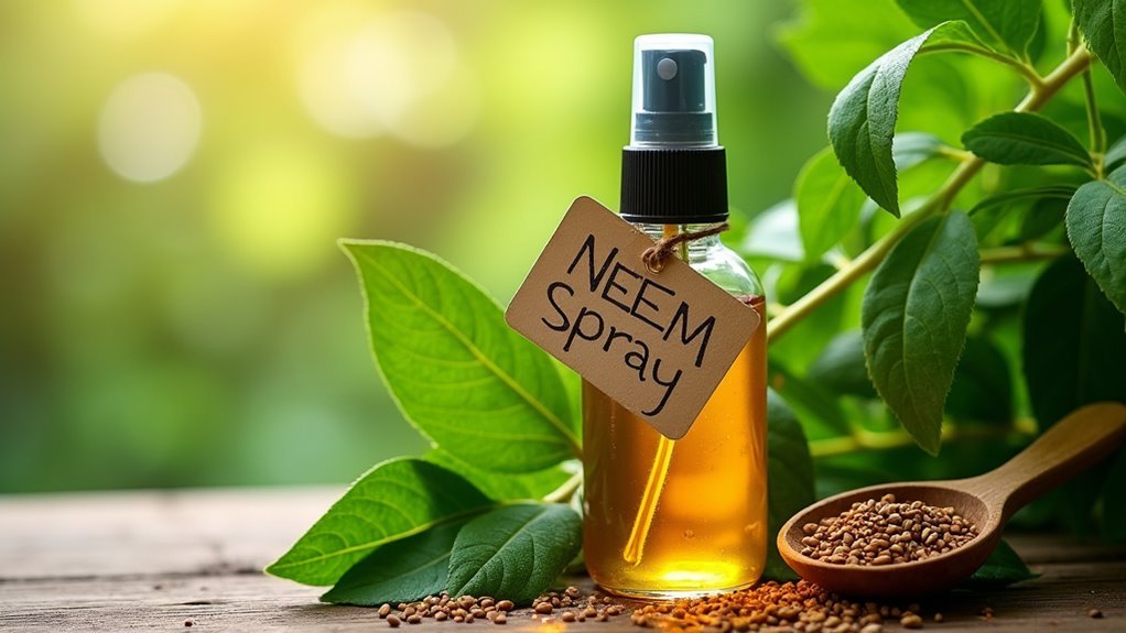 neem oil leaf miner treatment