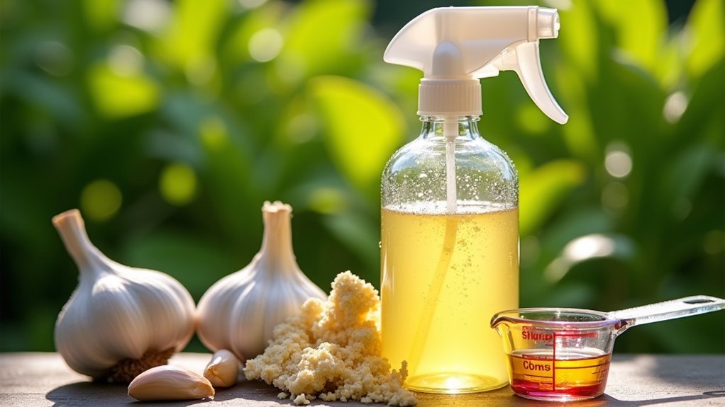 optimal garlic spray dilution
