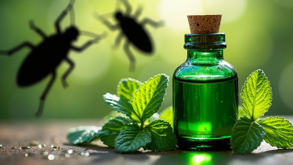 peppermint oil repels cockroaches naturally