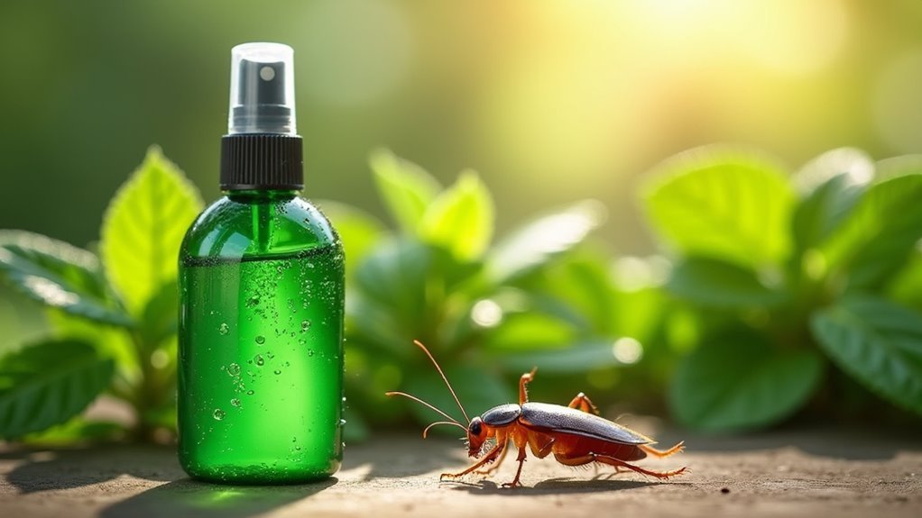 peppermint oil repels cockroaches
