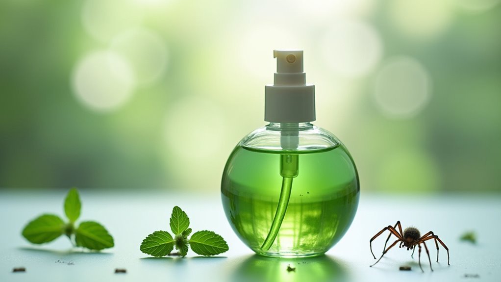 peppermint oil repels spiders