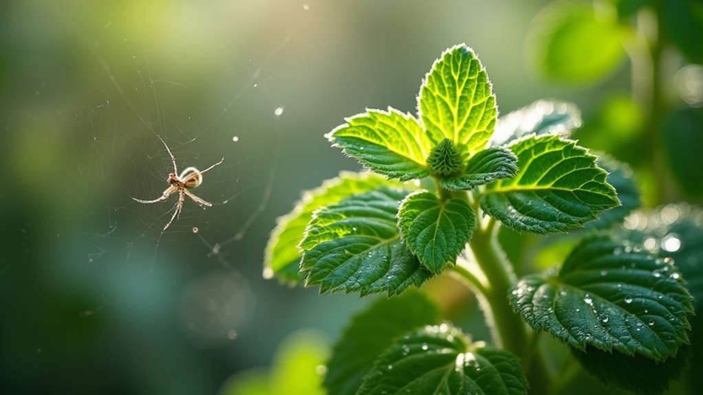 peppermint oil repels spiders