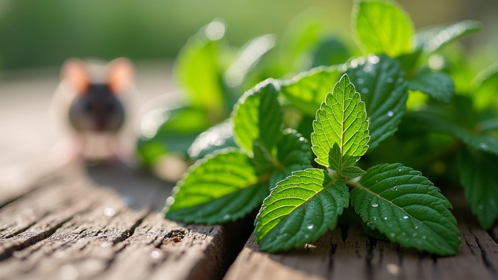peppermint oil s strong aroma