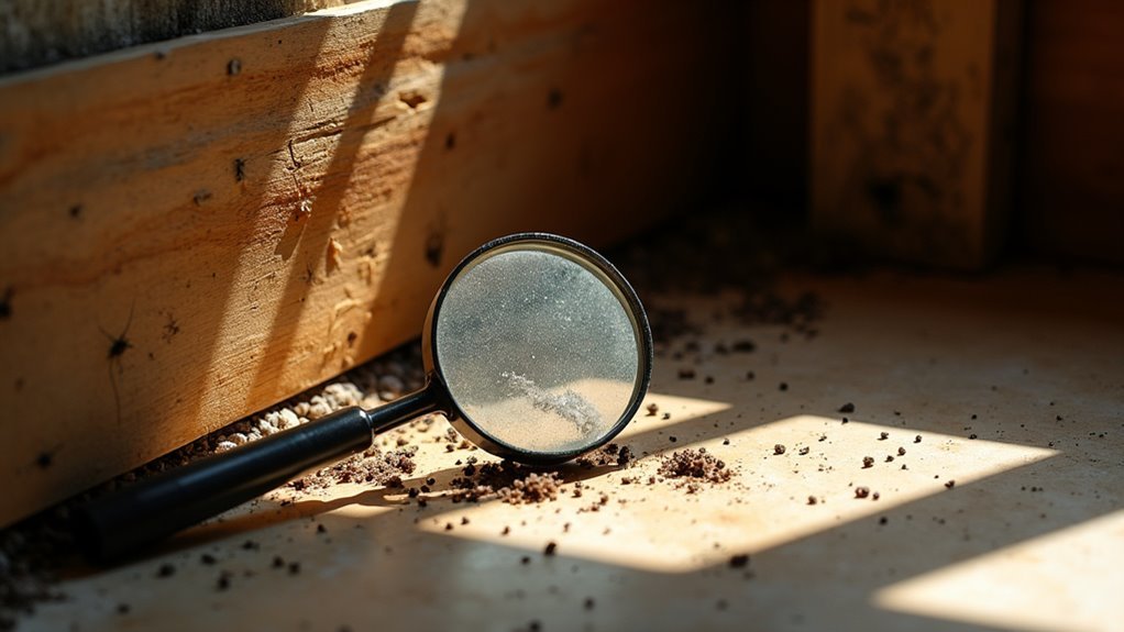 pest activity signs documentation