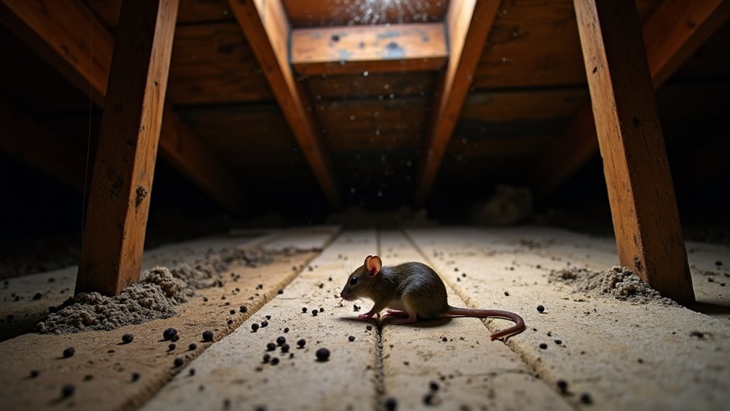 pest infestation attic signs