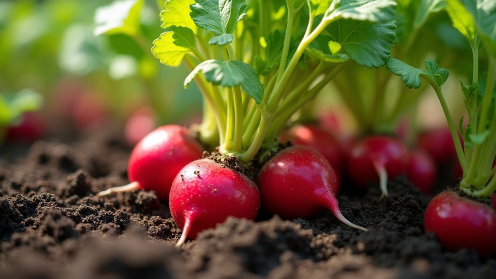 radishes repel soil pests