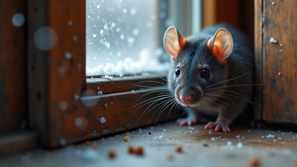 rats seek indoor warmth