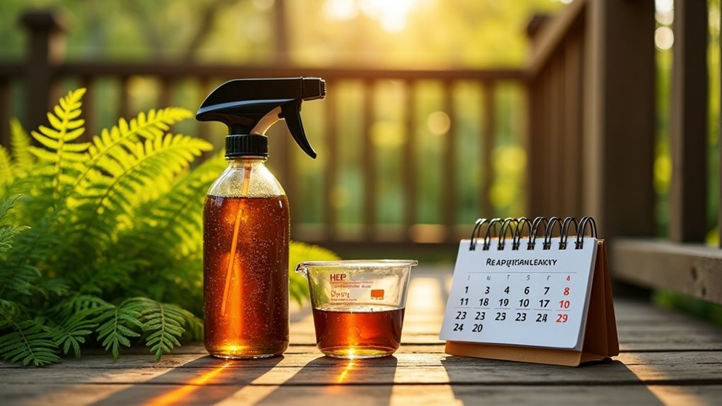 regular cedar oil reapplication