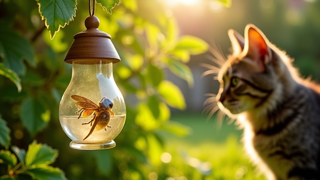 safe diy wasp traps