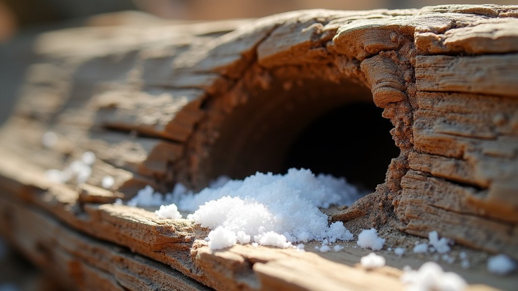 salt ineffective against termites