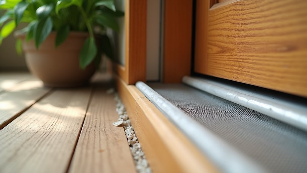 seal gaps block entry