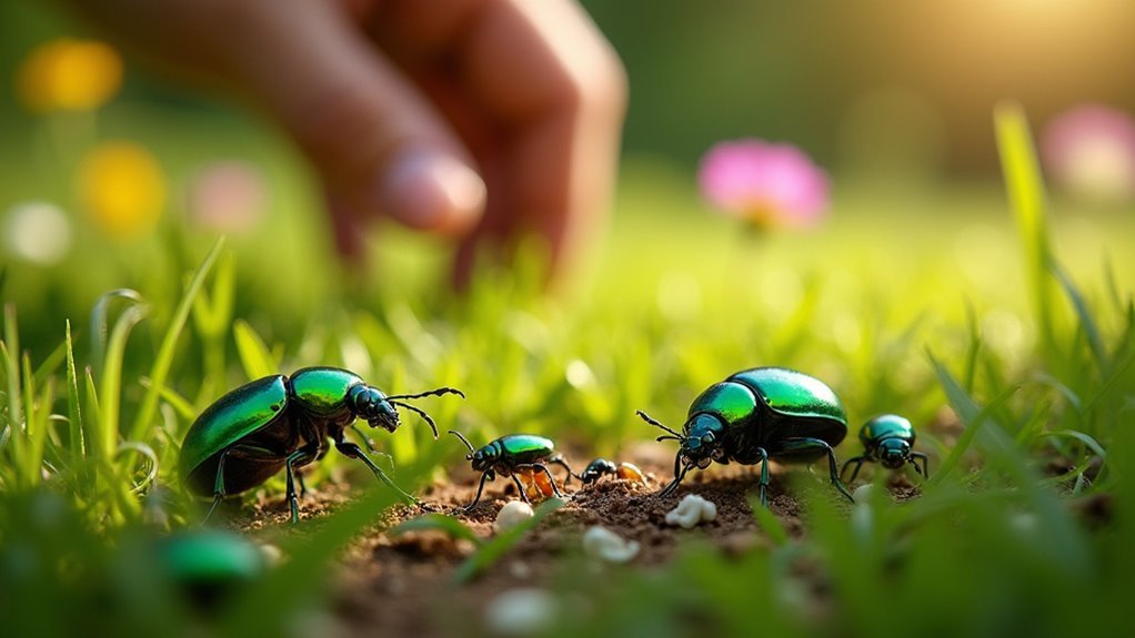 seasonal lawn insect management