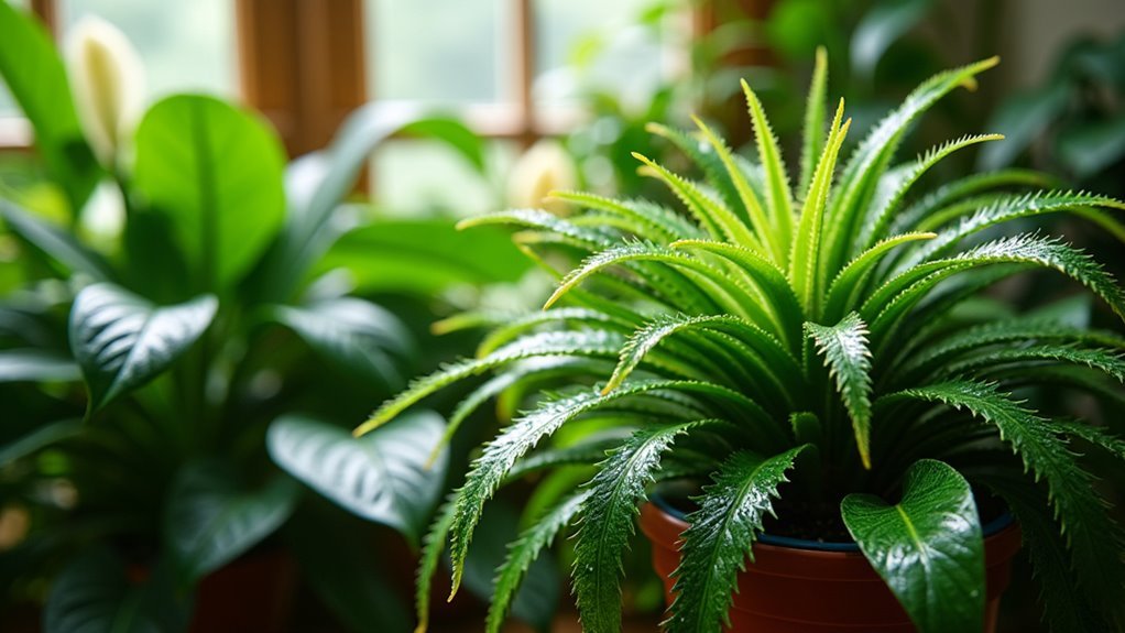 spider repelling indoor plants