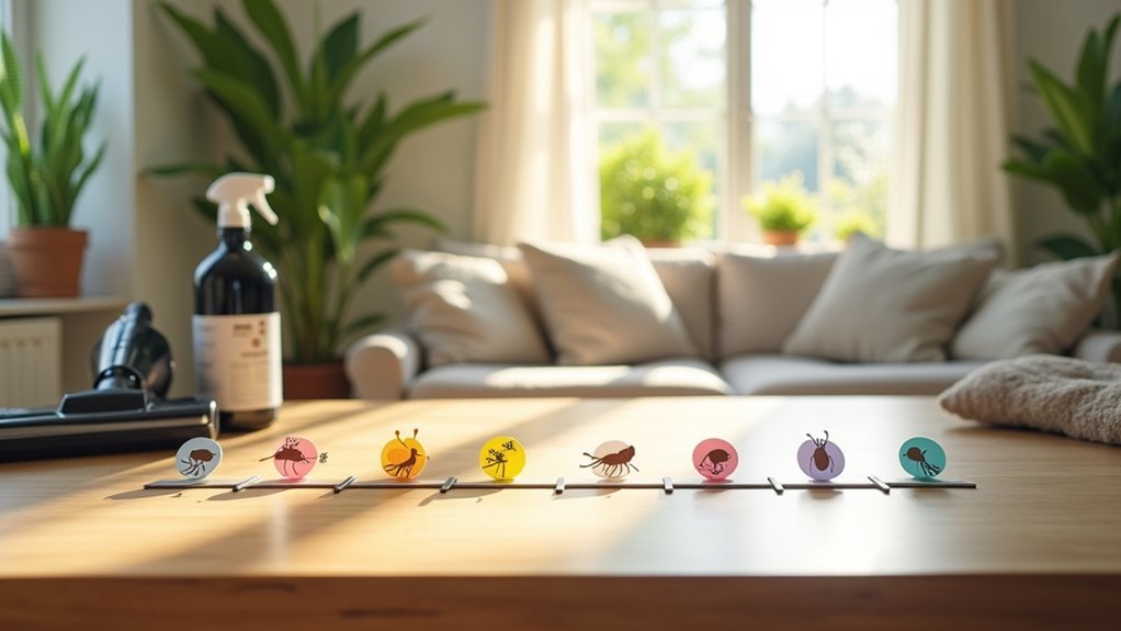 spring flea control timeline