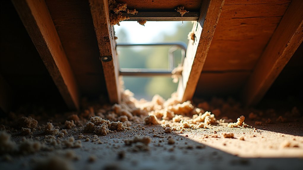 squirrel invasion detection signs