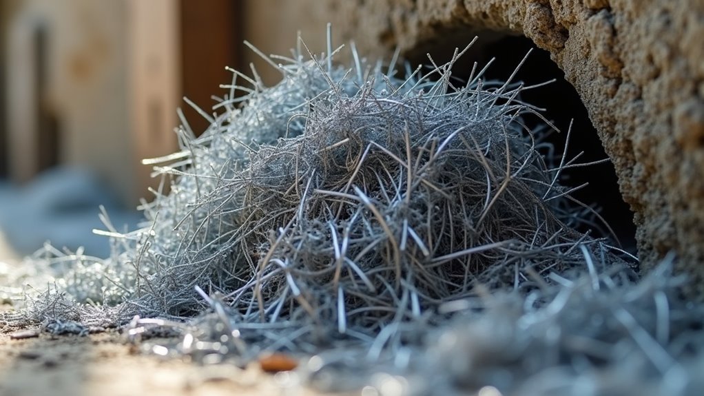 steel wool rodent barrier