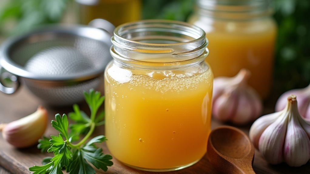 strain and store concentrate