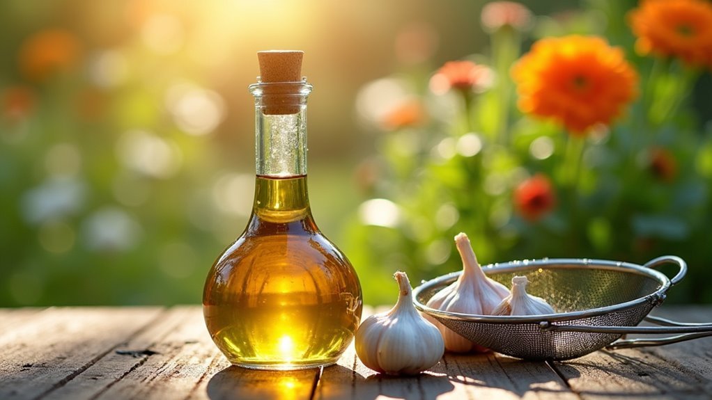 strain garlic for smooth application