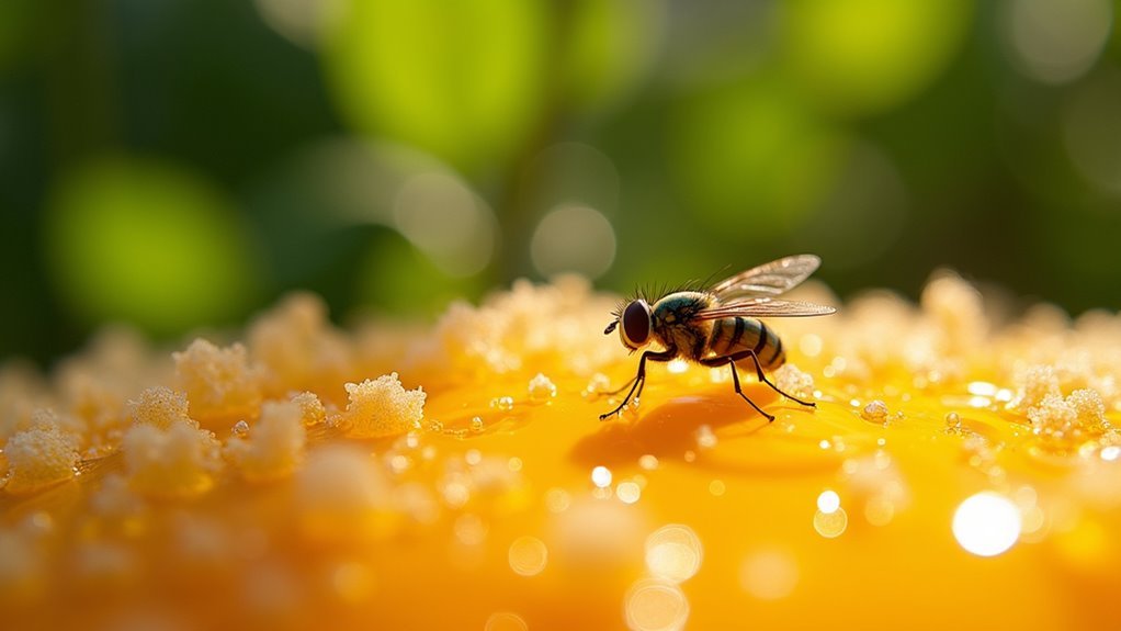 sugar enhances fly attraction