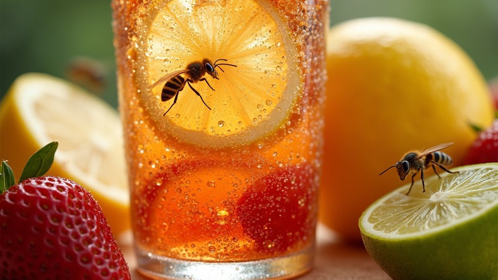 sweet soda fruit juice trap