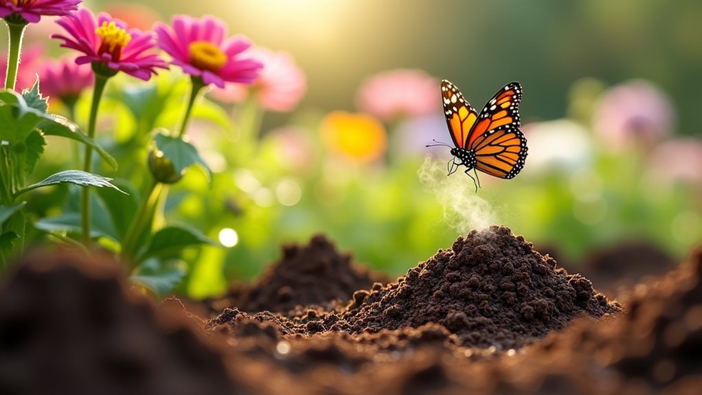 targeted coffee grounds placement