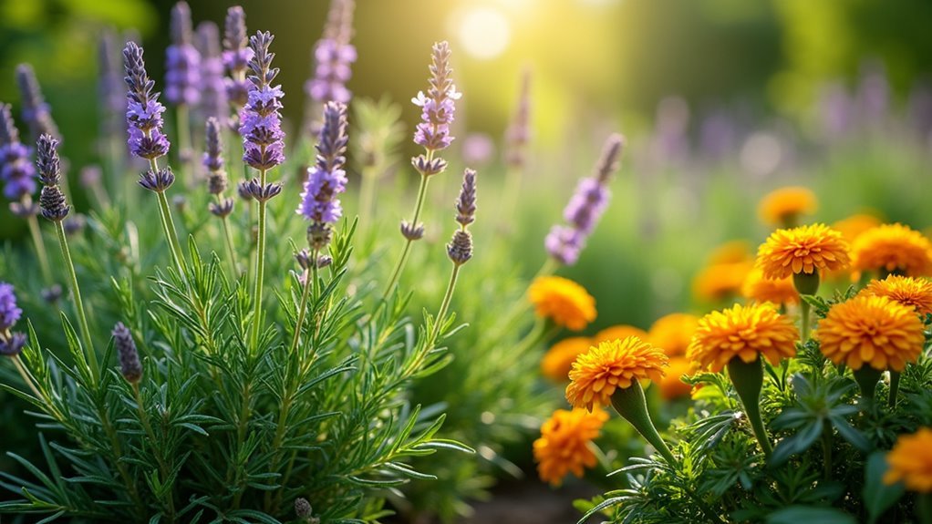 tick repelling garden plants